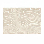 Modern washable rug with soft texture
