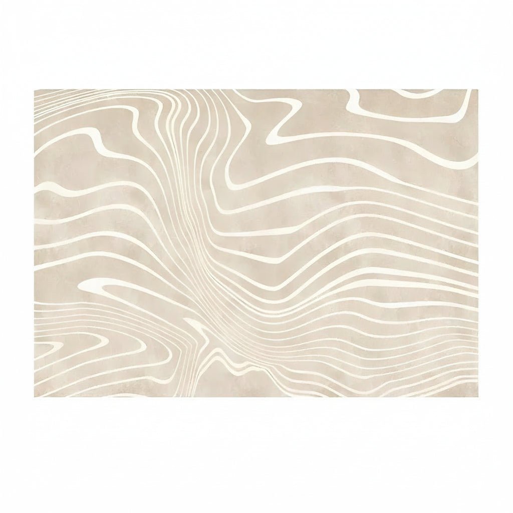 Modern washable rug with soft texture