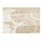 Modern washable rug with soft texture