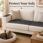Modular Cat Deterrent Mats for Sofas & Gardens - Helps Stop Scratching & Digging