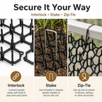 Modular Cat Deterrent Mats for Sofas & Gardens - Helps Stop Scratching & Digging