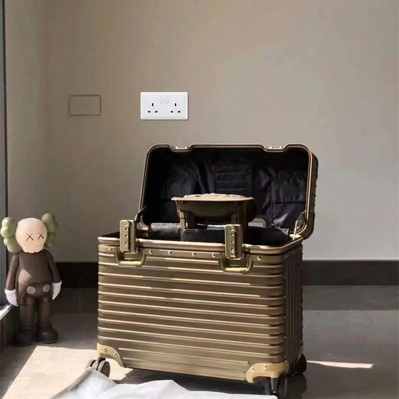 Monaco Aluminium Magnesium Hard Shell Suitcase with 360° Spinner Wheels