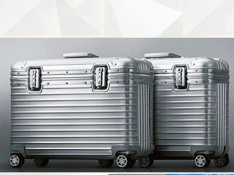Monaco Aluminium Magnesium Hard Shell Suitcase with 360° Spinner Wheels