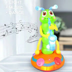 Motorised Dancing Caterpillar Baby Toy — Integrated Music Player, Glowing Lights