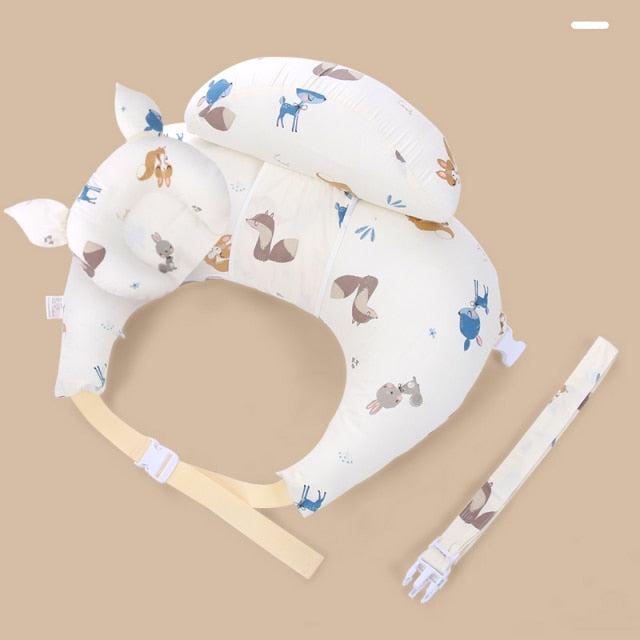 Multifunction Baby Nursing Pillow with Headrest Support