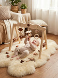 Natural Wood Activity Arch – Sensory Toy Gym for Babies and Toddlers