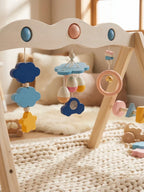 Natural Wood Activity Arch – Sensory Toy Gym for Babies and Toddlers