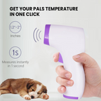 No-Contact Dog Thermometer with One-Click Reading