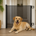 No-Drill Adjustable Retractable Mesh Pet Gate