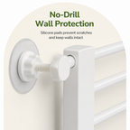 No-drill retractable dog gate (adjustable width)