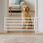 No-drill retractable dog gate (adjustable width)