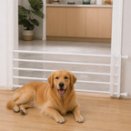 No-drill retractable dog gate (adjustable width)