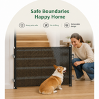 No-drill retractable & foldable safety gate (up to 125 cm)