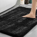 Non-Slip Plush Chenille Bath Rug — Thick Microfiber Pile, Absorbent Surface