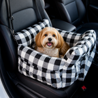 Non-Slip & Washable Booster Dog Car Seat (Adjustable Safety Straps)