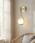 Nordic Wall Lamp with Glass Globe — Minimalist Lighting for Scandinavian Interiors