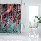 Ocean-Themed Art Shower Curtain