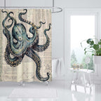 Ocean-Themed Art Shower Curtain