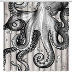 Ocean-Themed Art Shower Curtain