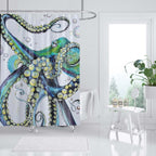 Ocean-Themed Art Shower Curtain