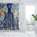 Ocean-Themed Art Shower Curtain
