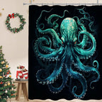 Ocean-Themed Art Shower Curtain