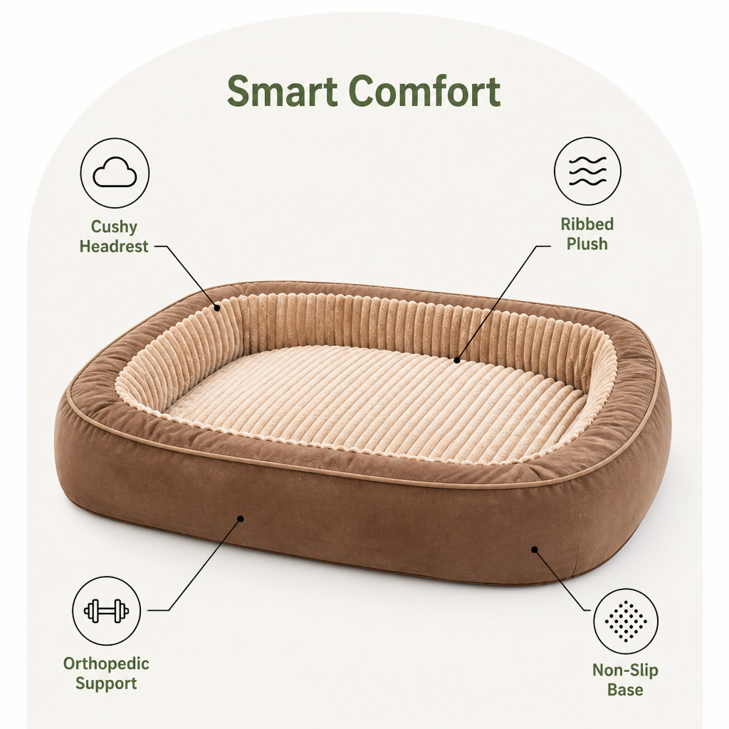 Orthopaedic Extra-Large Non-Slip Dog Bed