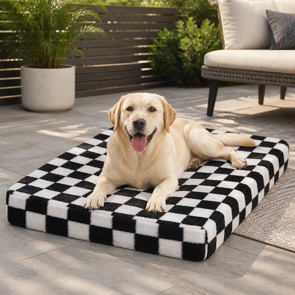Orthopaedic Memory Foam & Non-Slip Dog Bed (Removable Cover)