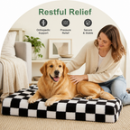 Orthopaedic Memory Foam & Non-Slip Dog Bed (Removable Cover)