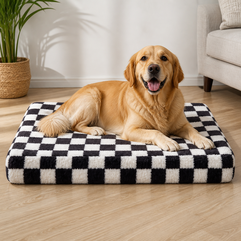 Orthopaedic Memory Foam & Non-Slip Dog Bed (Removable Cover)