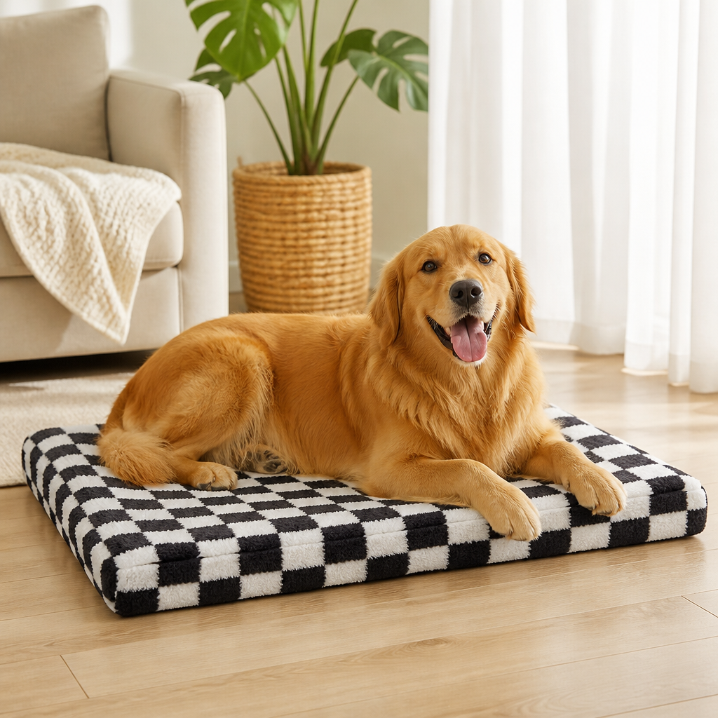 Orthopaedic Memory Foam & Non-Slip Dog Bed (Removable Cover)