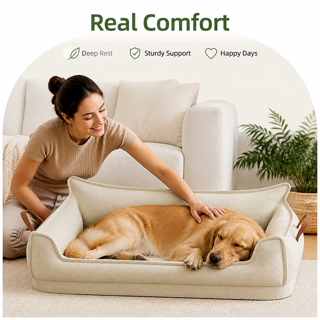 Orthopaedic Water-Resistant Dog Bed (Detachable Cover)