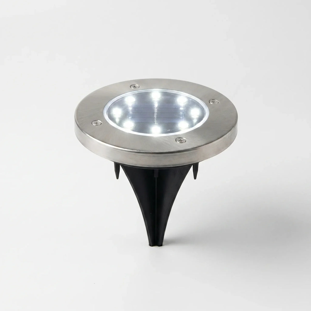 Outdoor Solar Ground Disc Lights for Garden Walkways