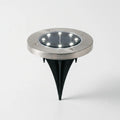 Outdoor Solar Ground Disc Lights for Garden Walkways
