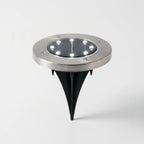 Outdoor Solar Ground Disc Lights for Garden Walkways