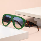 Oversized UV400 Aviator Sunglasses