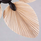 Palm Leaf Ceiling Fan — Integrated Lighting, Remote Control, Reversible Airflow