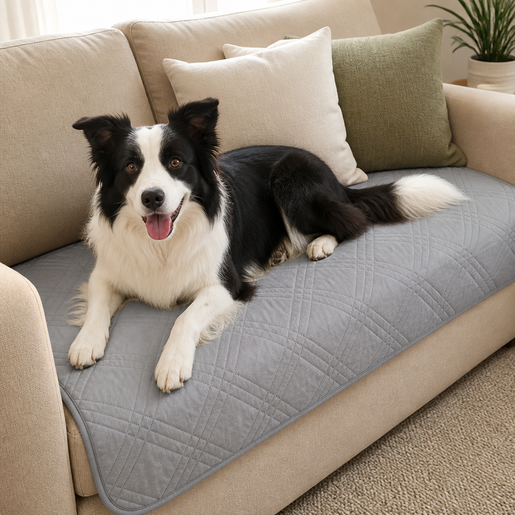 Plaid Water-Repellent & Non-Slip Sofa Seat Cover