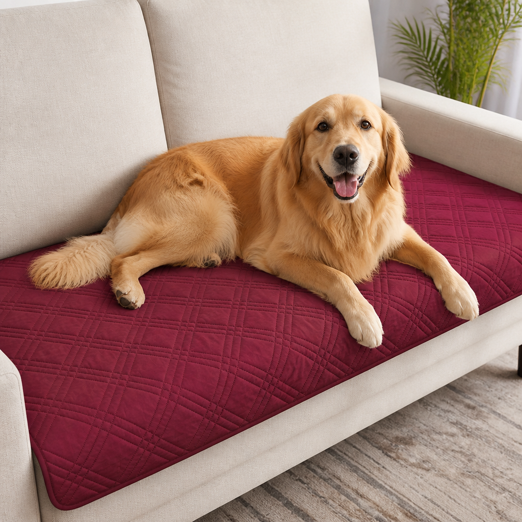 Plaid Water-Repellent & Non-Slip Sofa Seat Cover