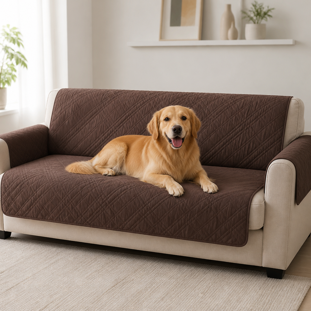 Plaid Water-Repellent & Non-Slip Sofa Seat Cover