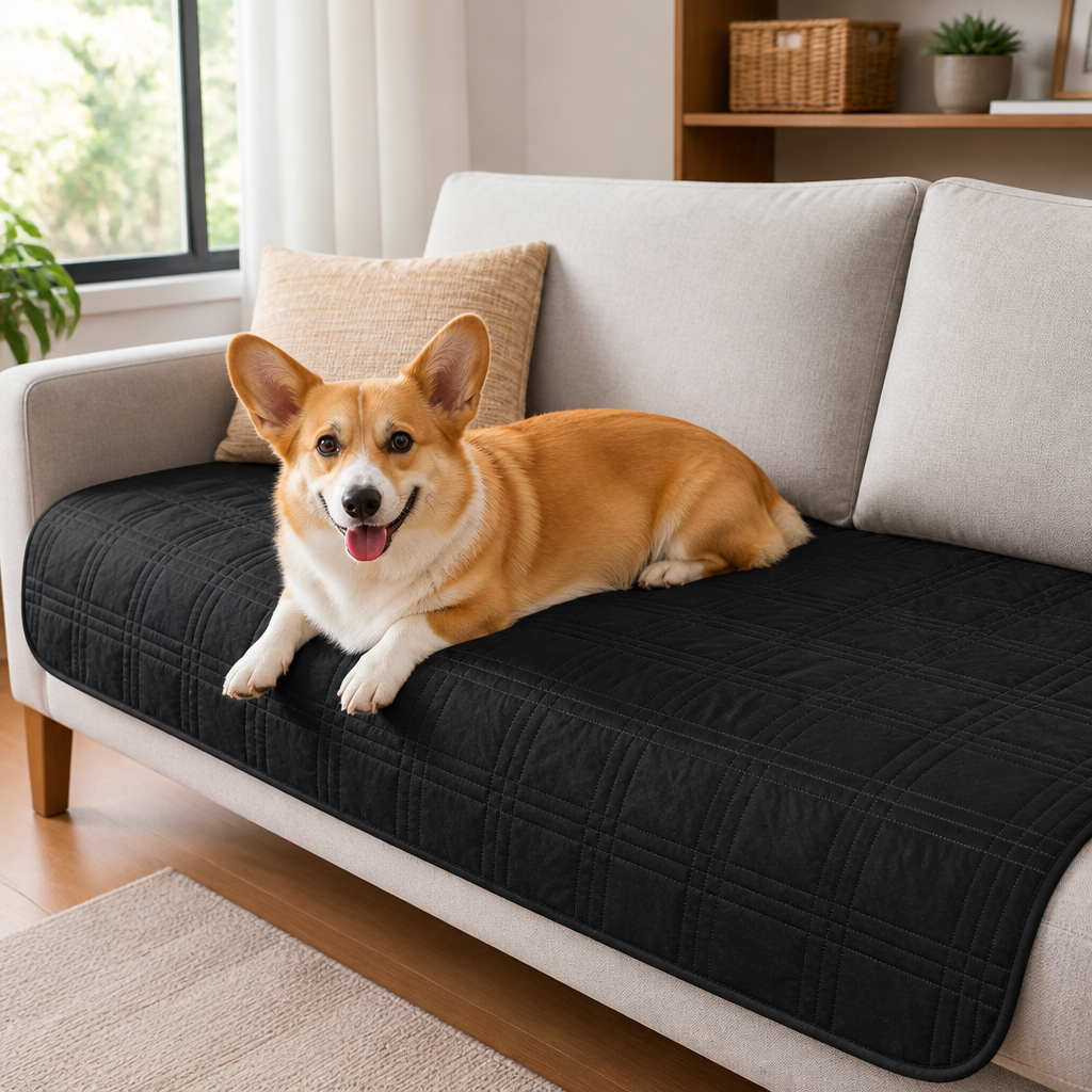 Plaid Water-Repellent & Non-Slip Sofa Seat Cover