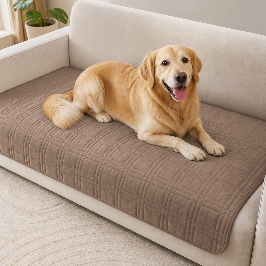 Plaid Water-Repellent & Non-Slip Sofa Seat Cover