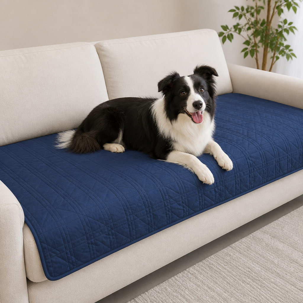 Plaid Water-Repellent & Non-Slip Sofa Seat Cover