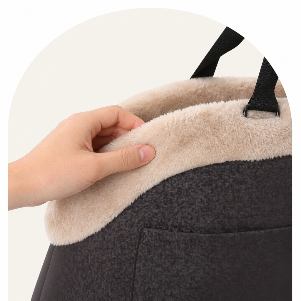 Plush & Anti-Slip Travel Carrier