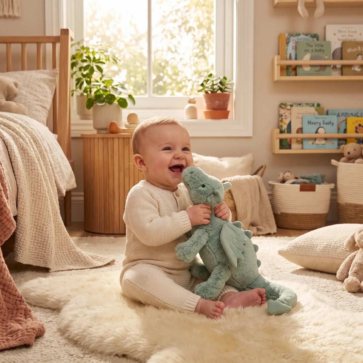Plush Dragon | Ultra-Soft for Hugging & Embroidered Details