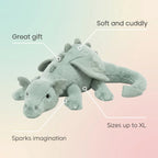Plush Dragon | Ultra-Soft for Hugging & Embroidered Details