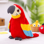 Plush Parrot Toy That Talks for Kids Language Skills