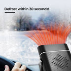 Portable Car Heater and Auto with 12V Plug-In Fan and Quick Heat Defrost 12 Volt DC