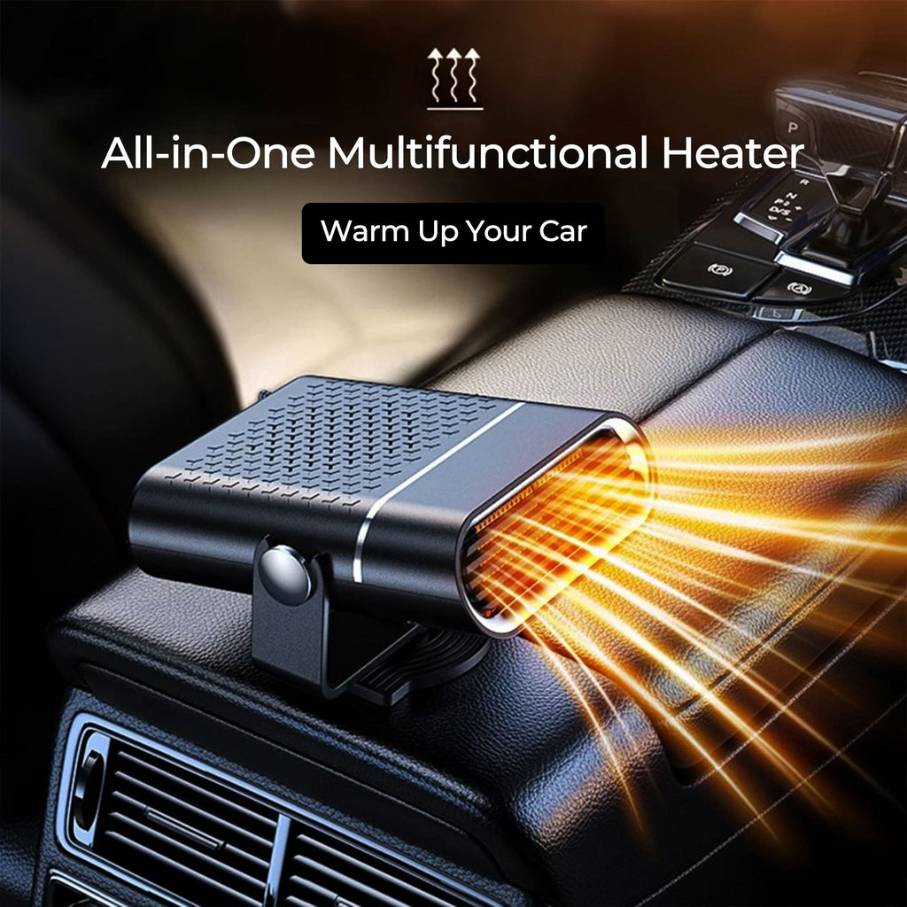 Portable Car Heater and Auto with 12V Plug-In Fan and Quick Heat Defrost 12 Volt DC