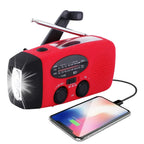 Portable Emergency Radio with Charging and Weather Alerts